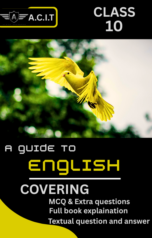 Class 10 English Reference Book SEBA by A.C.I.T