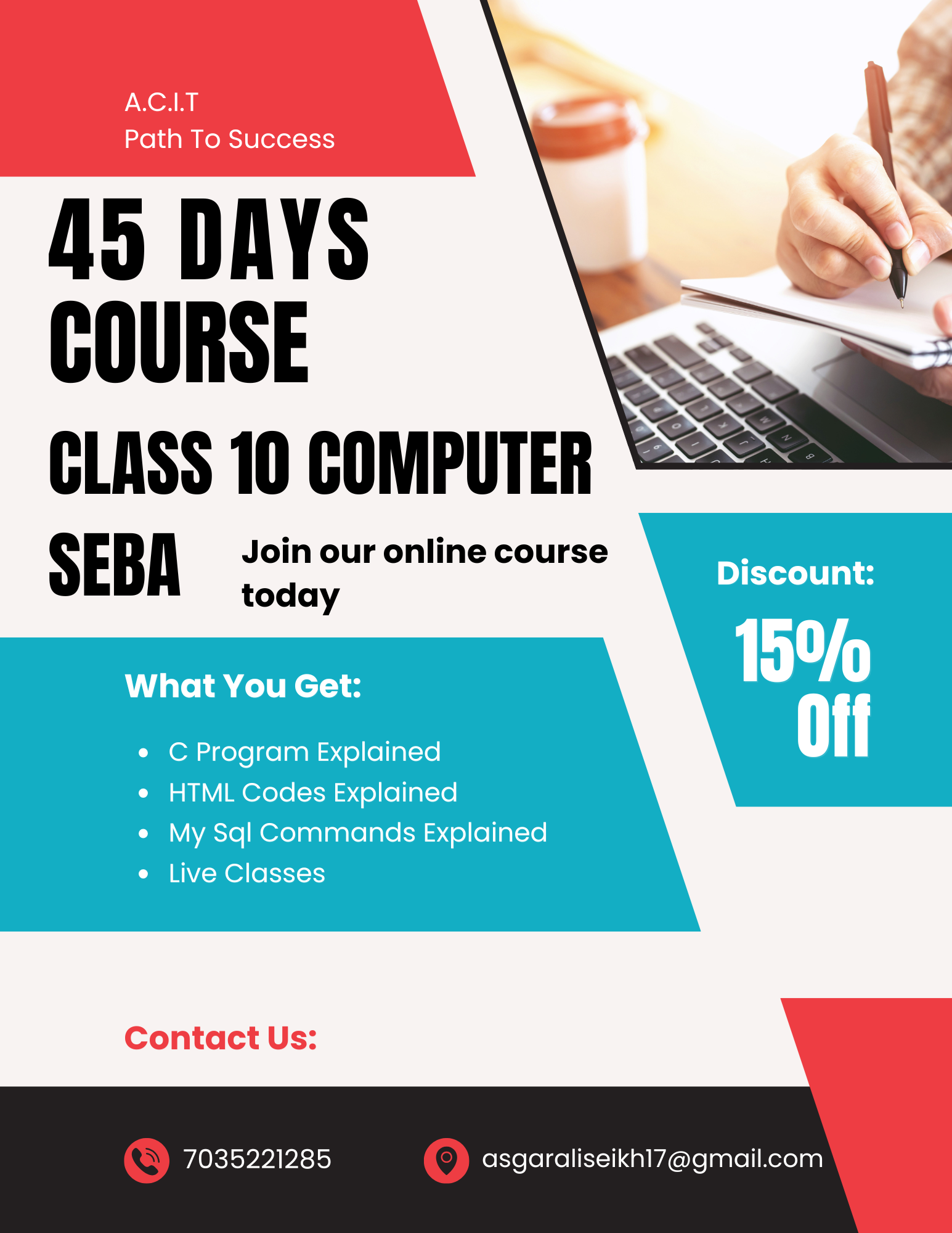 45-Day Class 10 SEBA Computer Crash Course